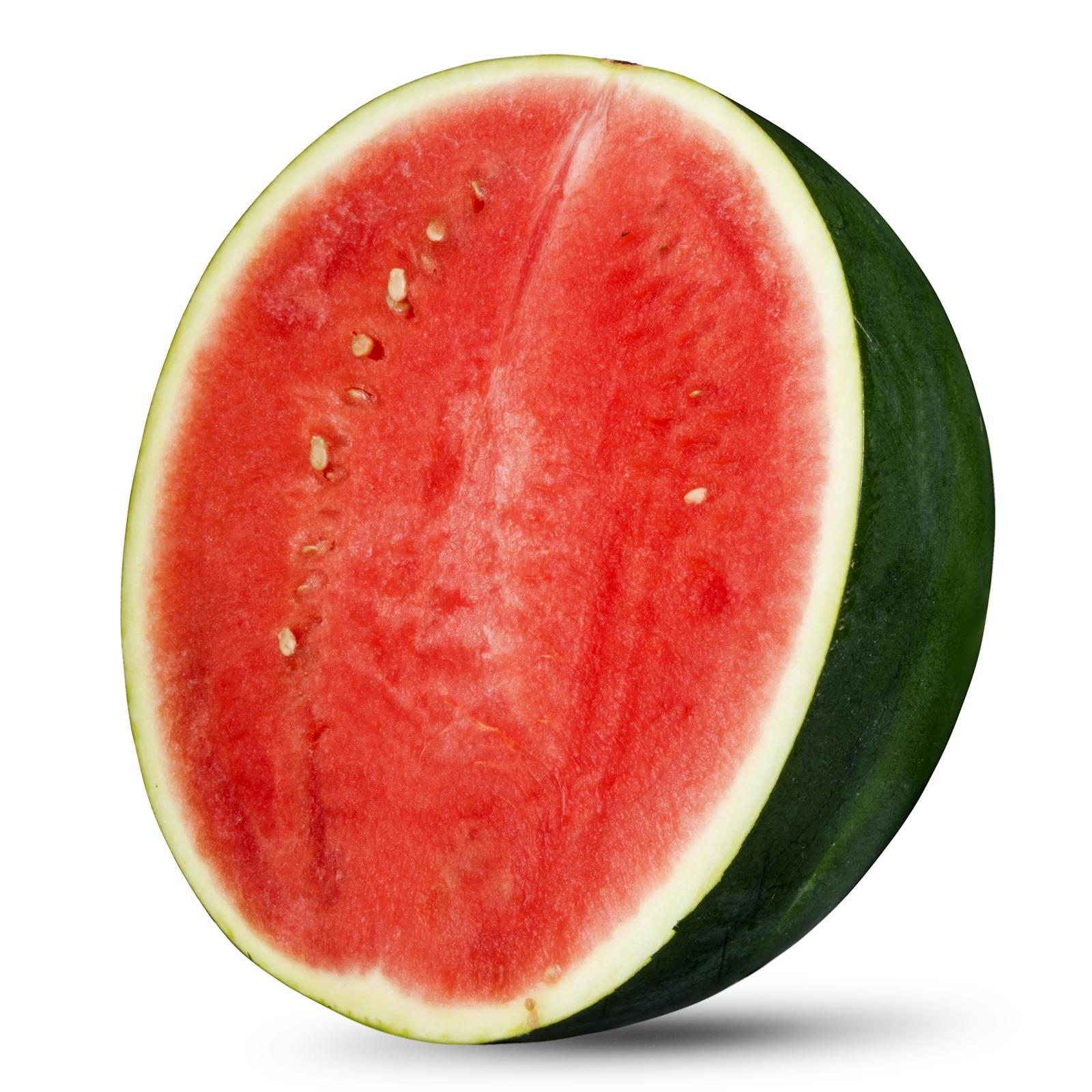Une demi-pastèque à faibles graines