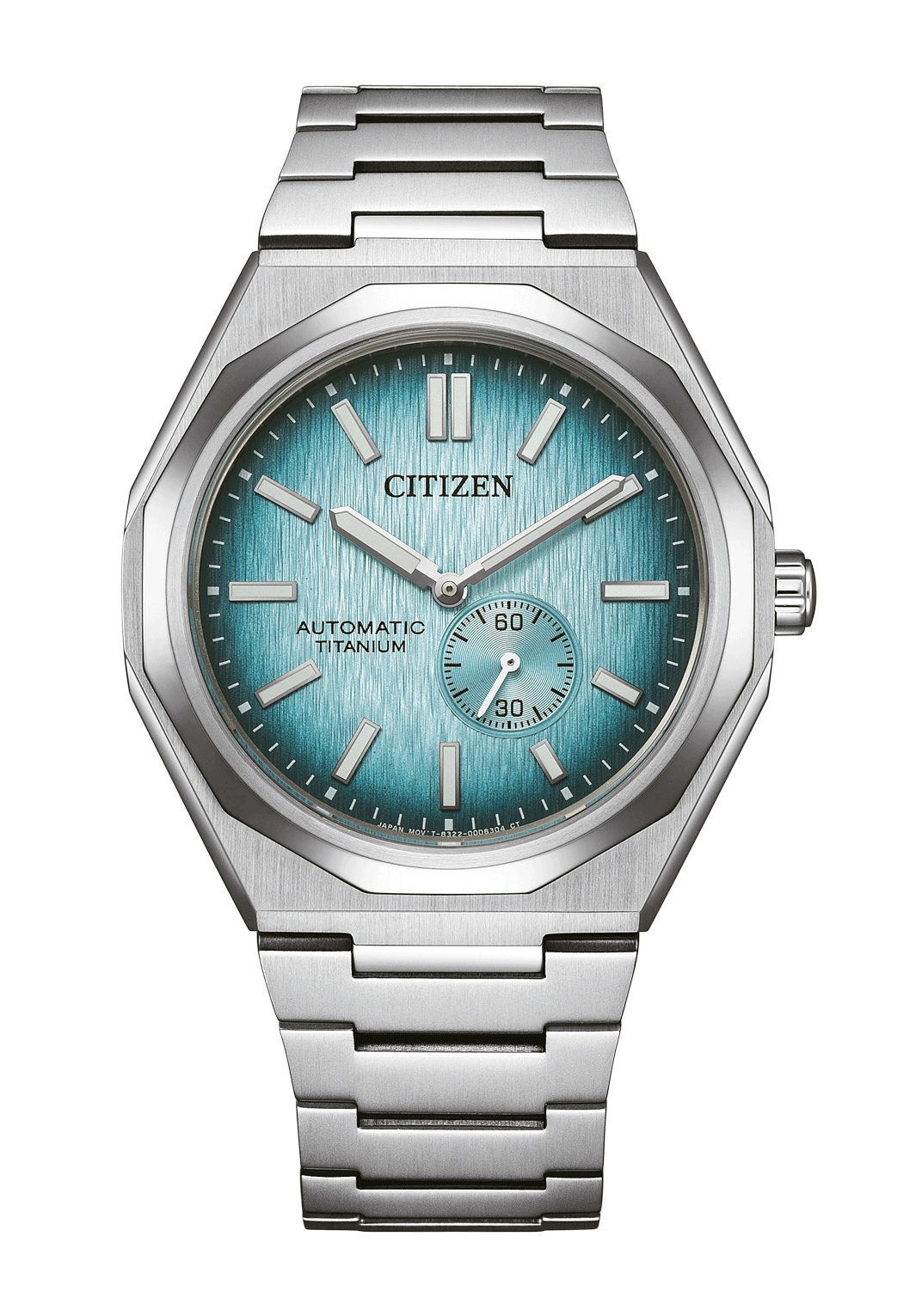 Citizen Super Titanium Kleine Sekunde Automatik Eisblau