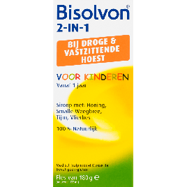 Bisolvon 2 in 1 bij droge en vastzittende hoest voor kinderen