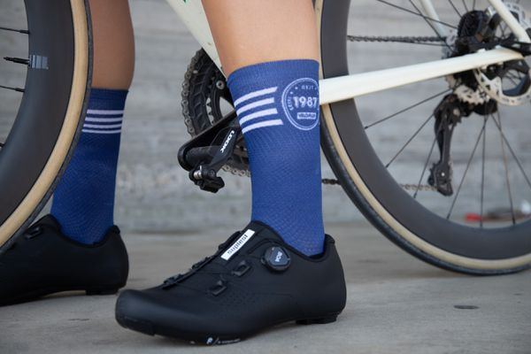 1987 TEAM Velosocken  dunkelblau  S=35-39