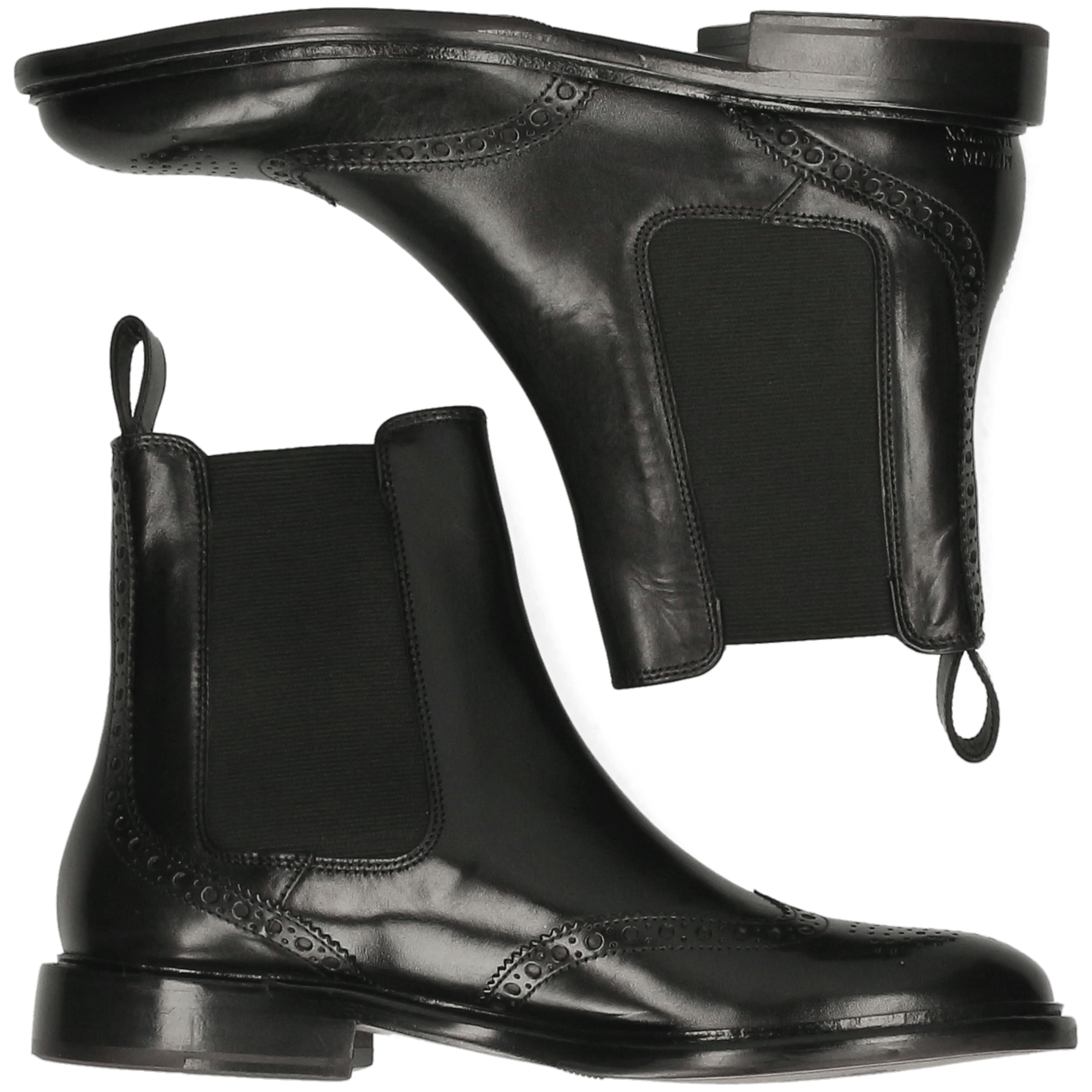 SALLY 112 - Bottines à talon plat | Noir