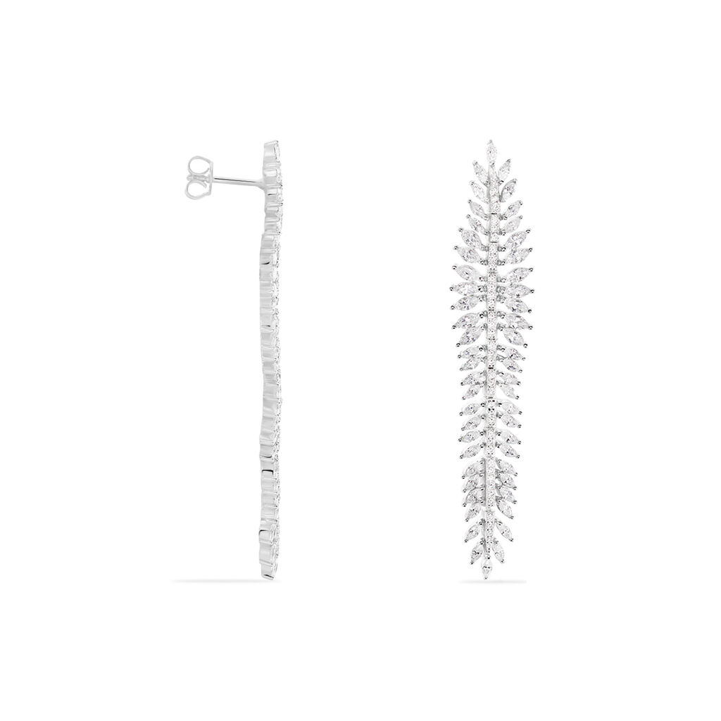 Boucles D'oreilles Pendantes Laetizia Party Argent Oxyde De Zirconium