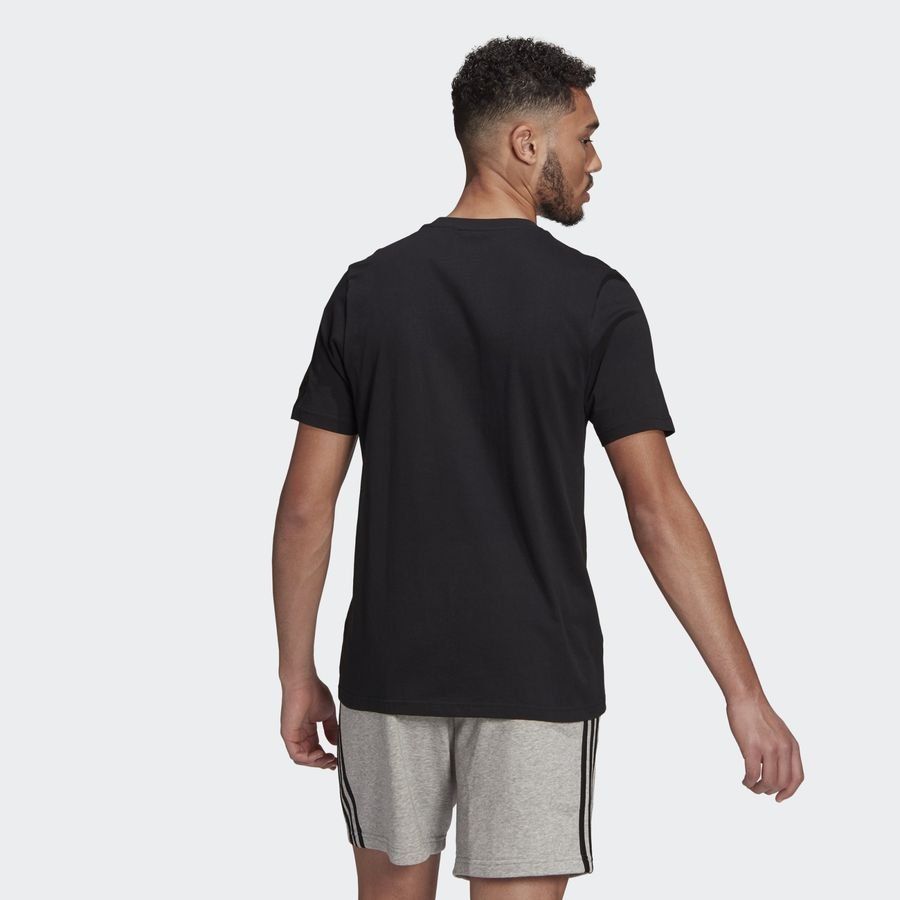 adidas T-Shirt Essential Linear Logo - Noir/Blanc