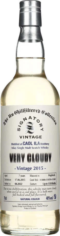 SIGNATORY CAOL ILA 7 YEARS 2015 UN-CHILLFILTERED 70CL