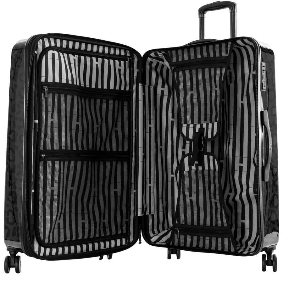 Heys Black Leopard - 4-Rollen-Trolley L 76 cm erw. black leopard