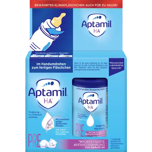 HA PRE hydrolysierte Anfangsnahrung von Geburt an