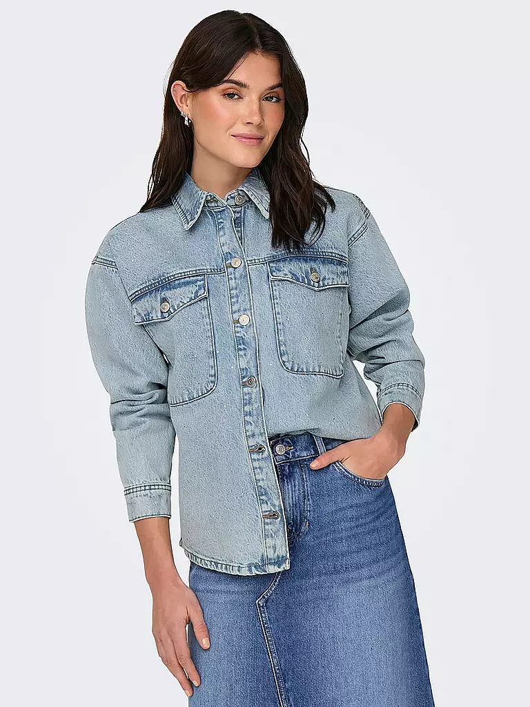 ONLY Jeansbluse ONLMERCURY hellblau