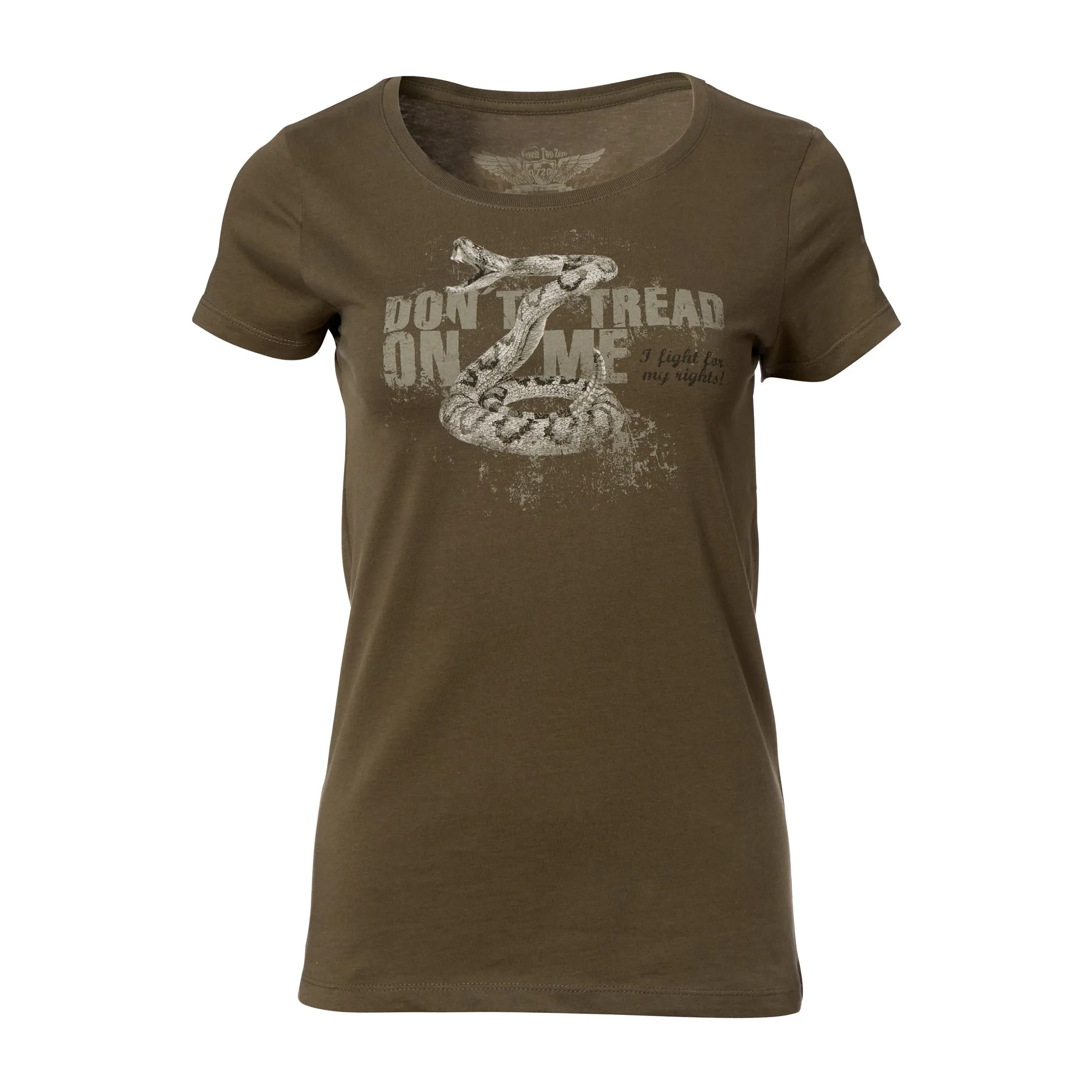 720gear -  720gear T-Shirt Don‘t tread on me army Frauen