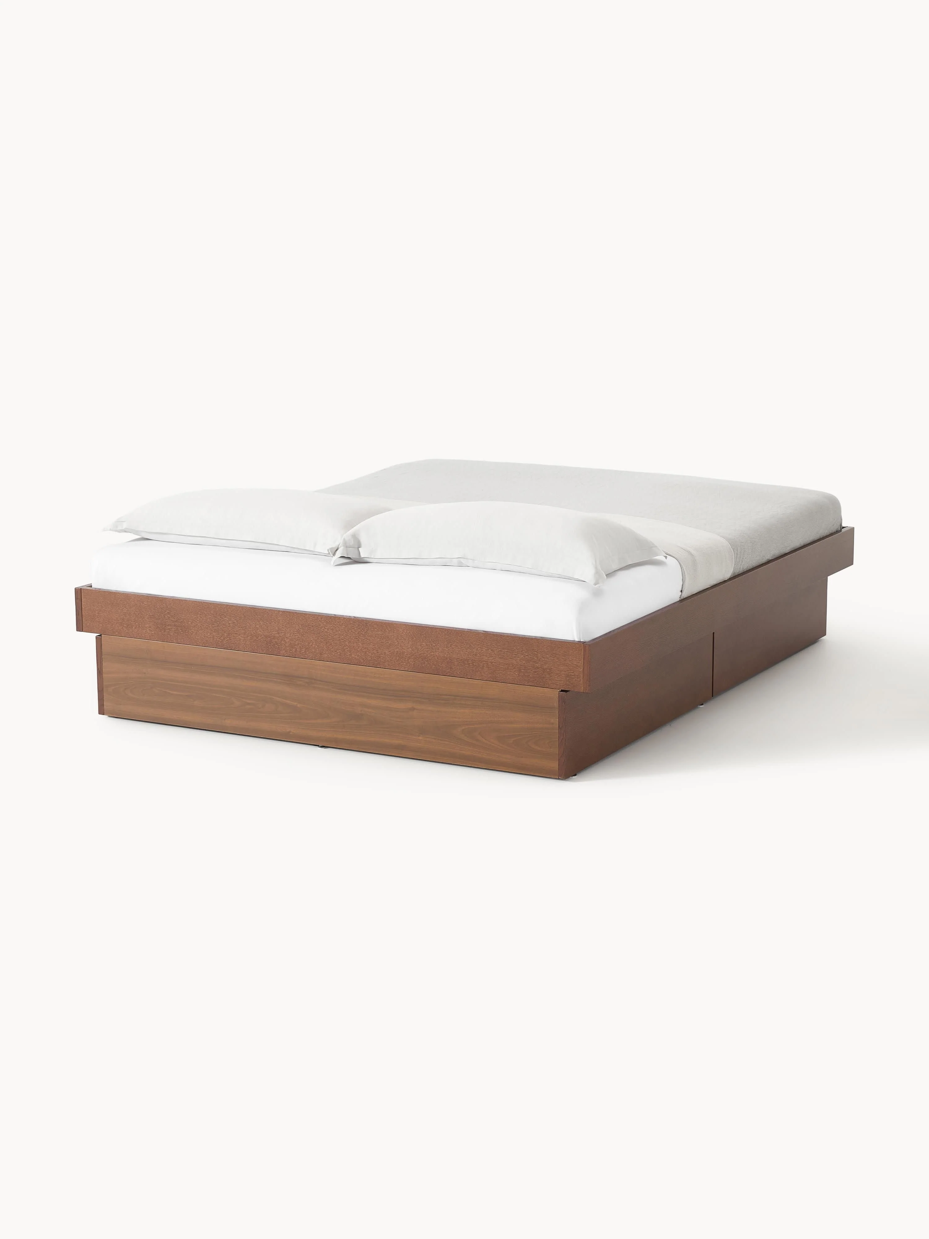 Houten bed Sato met lades