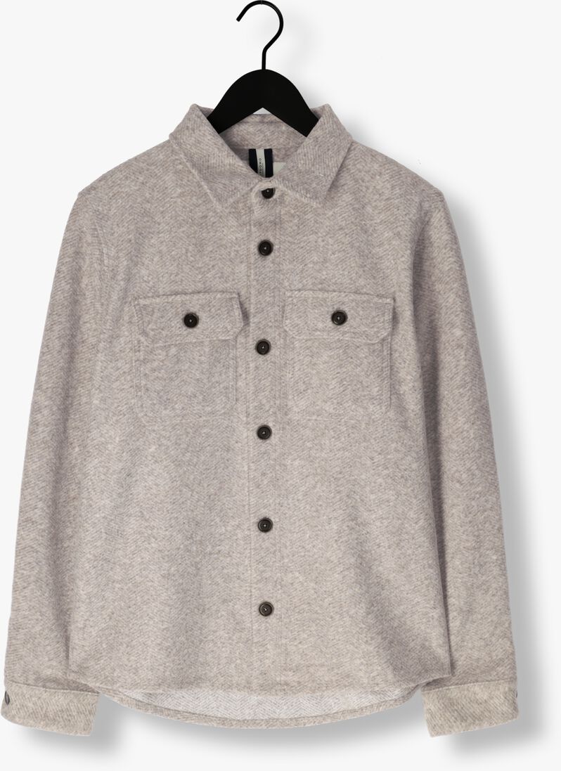 PROFUOMO beige profuomo overshirt overshirt knit herringb