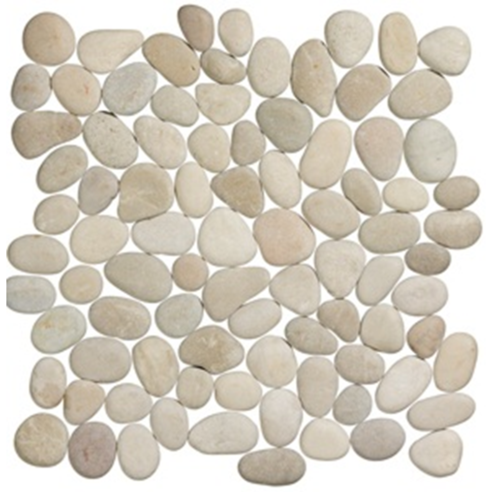 Terre d'Azur Tan timor kiezel mozaïek 30x30