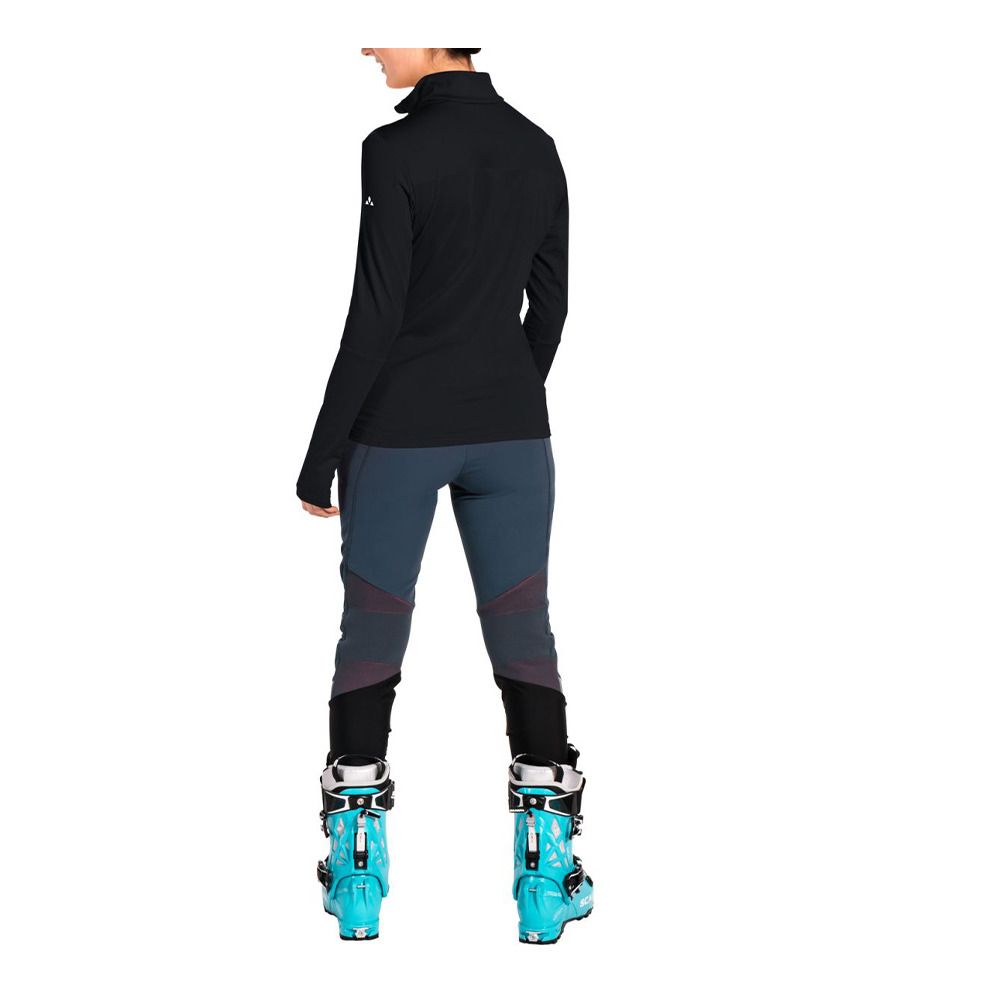 Vaude LIVIGNO HALFZIP II - Polaire Femme black