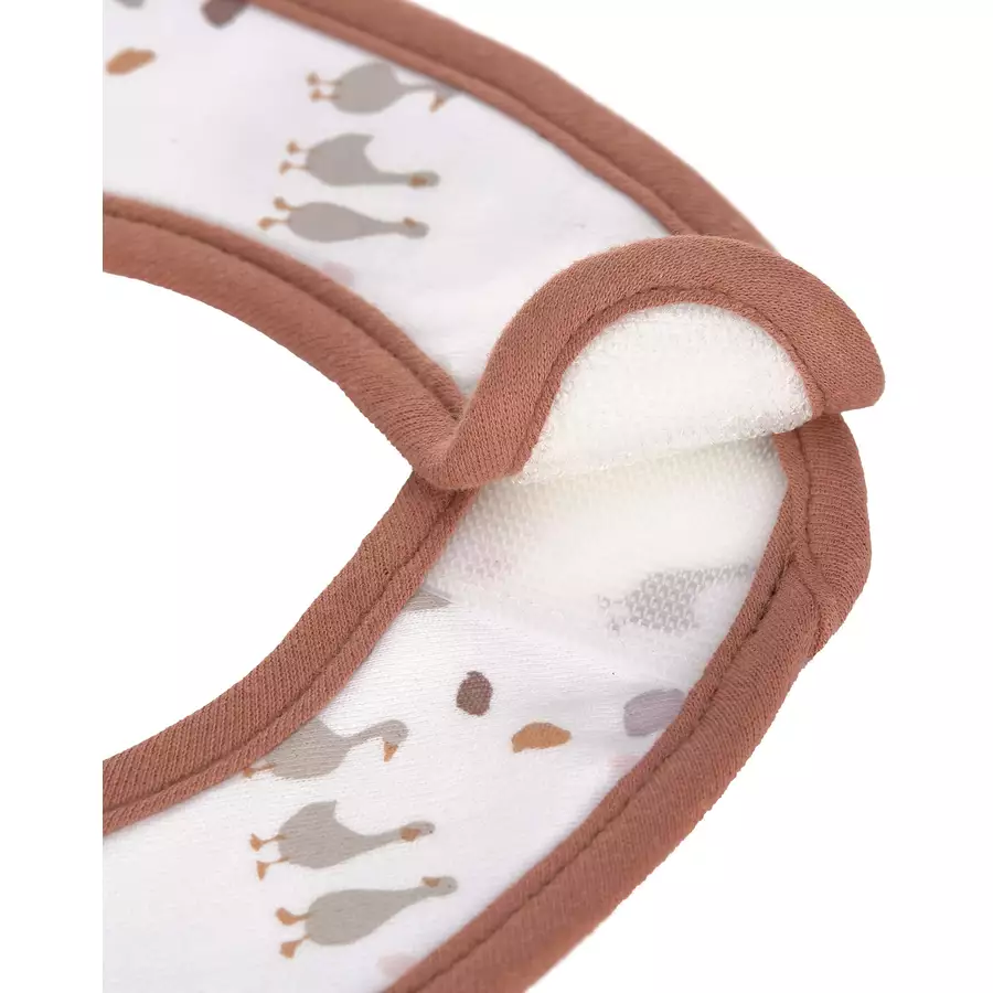 Lässig Lätzchen 5er Pack Tiny Farmer Gans lila