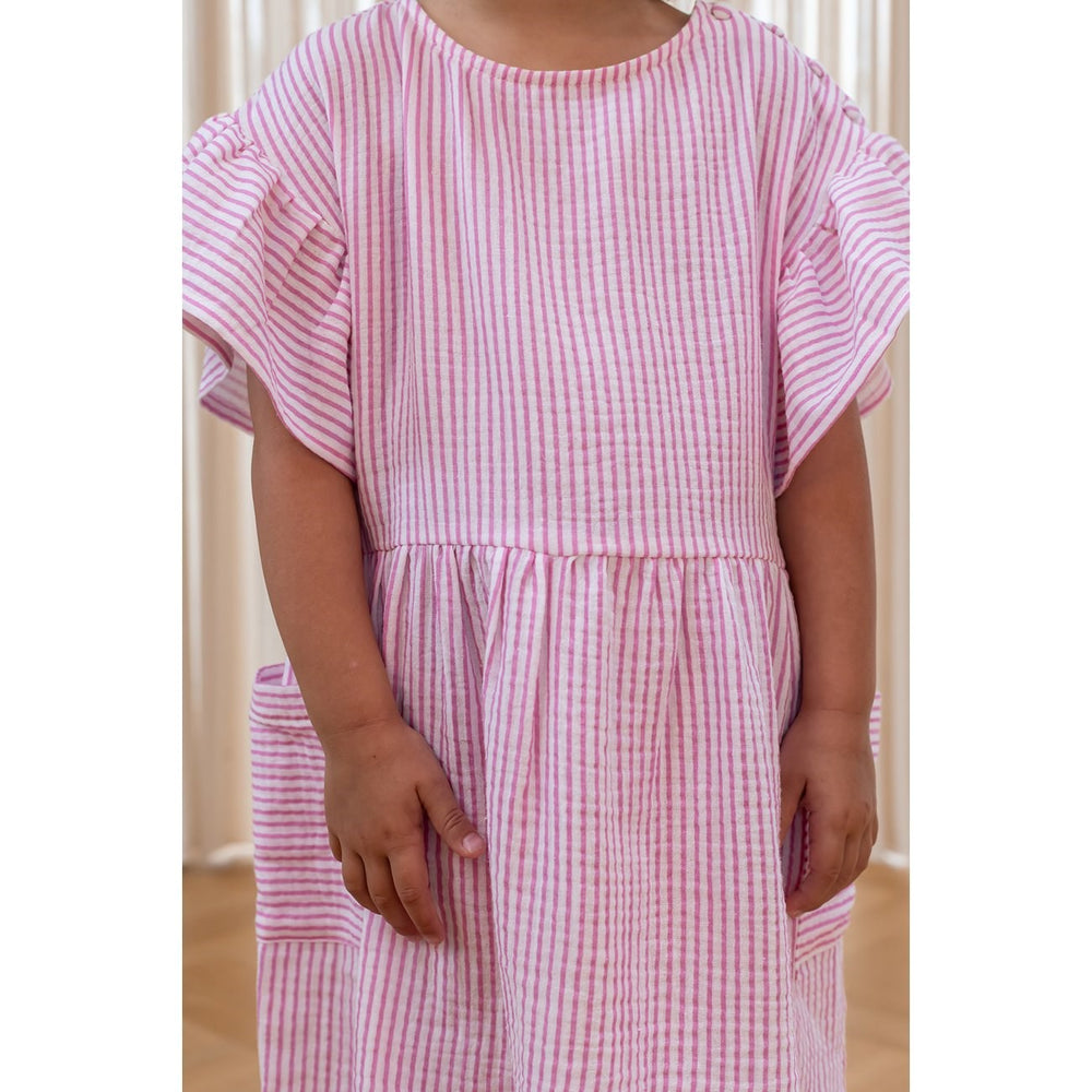 Køb Fliink Cloud Dancer Pink Stripe Ciao Stripe Kjole