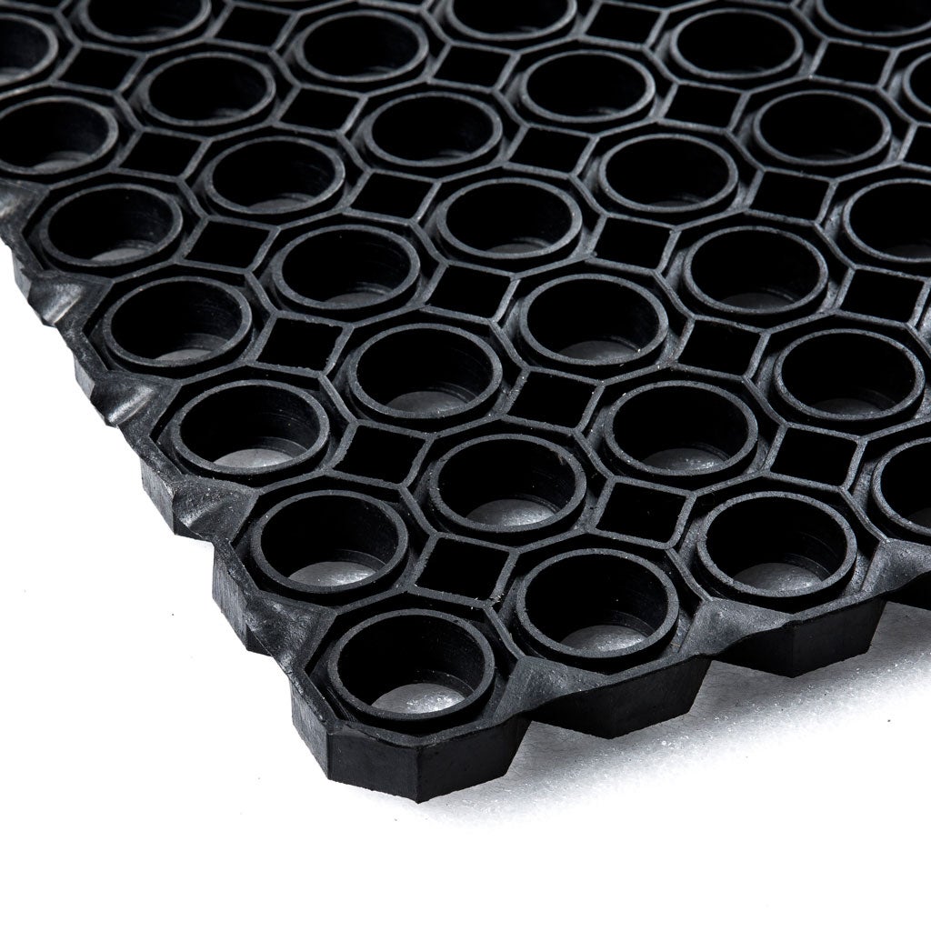 Rubberen ringmat 90 x 150 cm (23 mm) – duurzaam