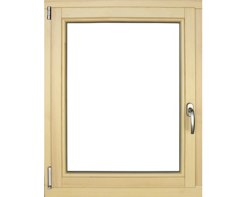 Houten raam, grenen, gelakt, 800x1000 mm, DIN links