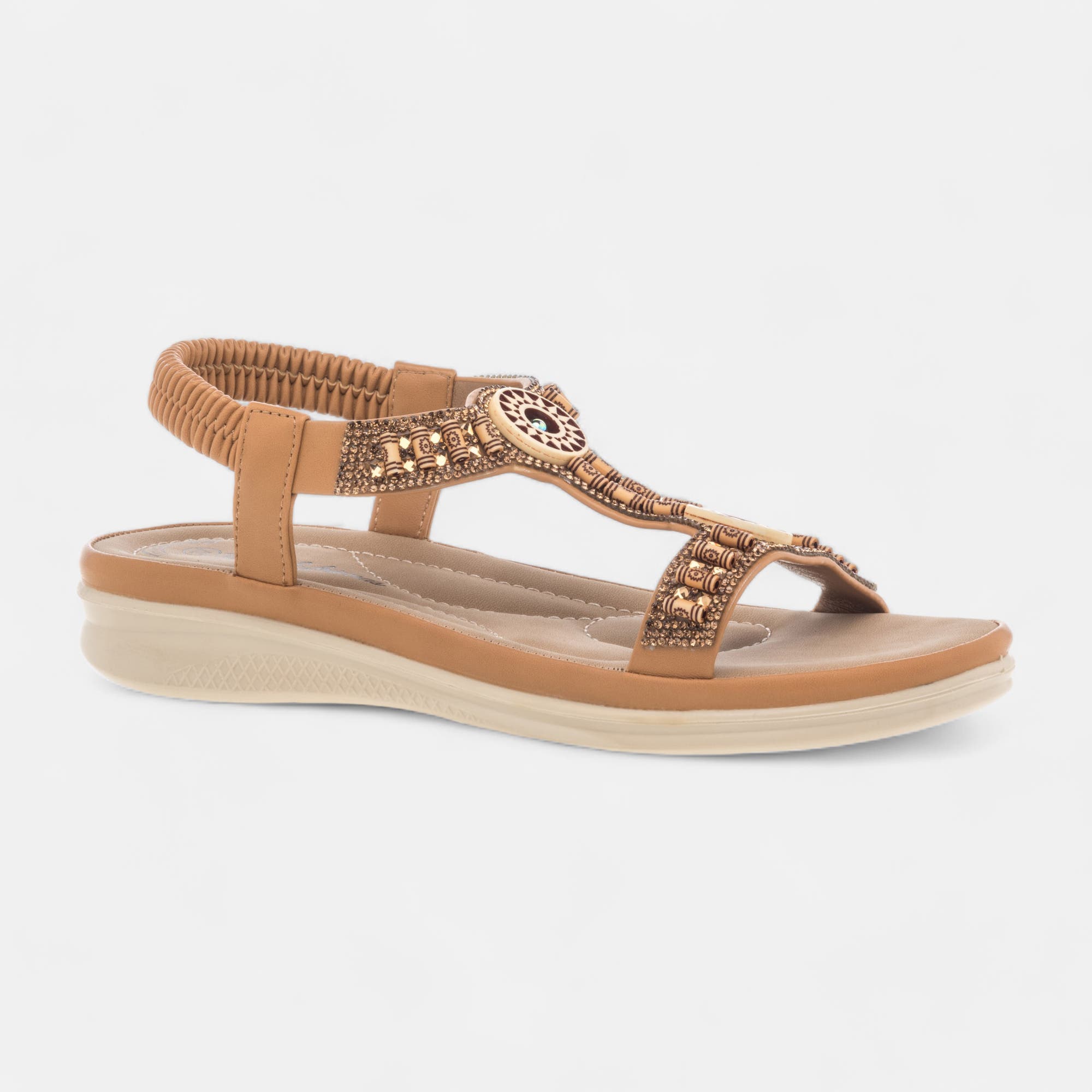Sandales Femme camel