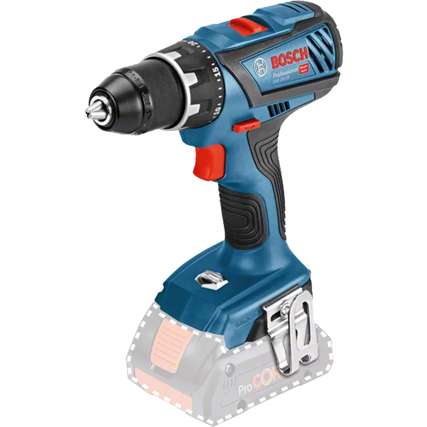 Bosch GSR 18V-28 18V Li-Ion accu boor-/schroefmachine body in L-Boxx