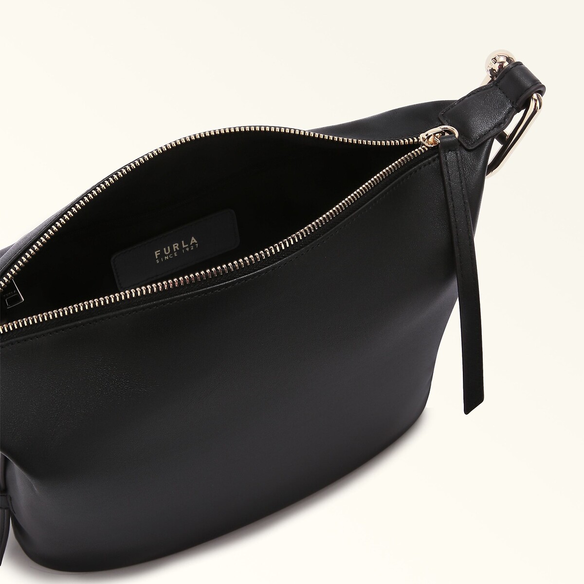 FURLA<br>Bolsa hobo de couro, NUVOLA M