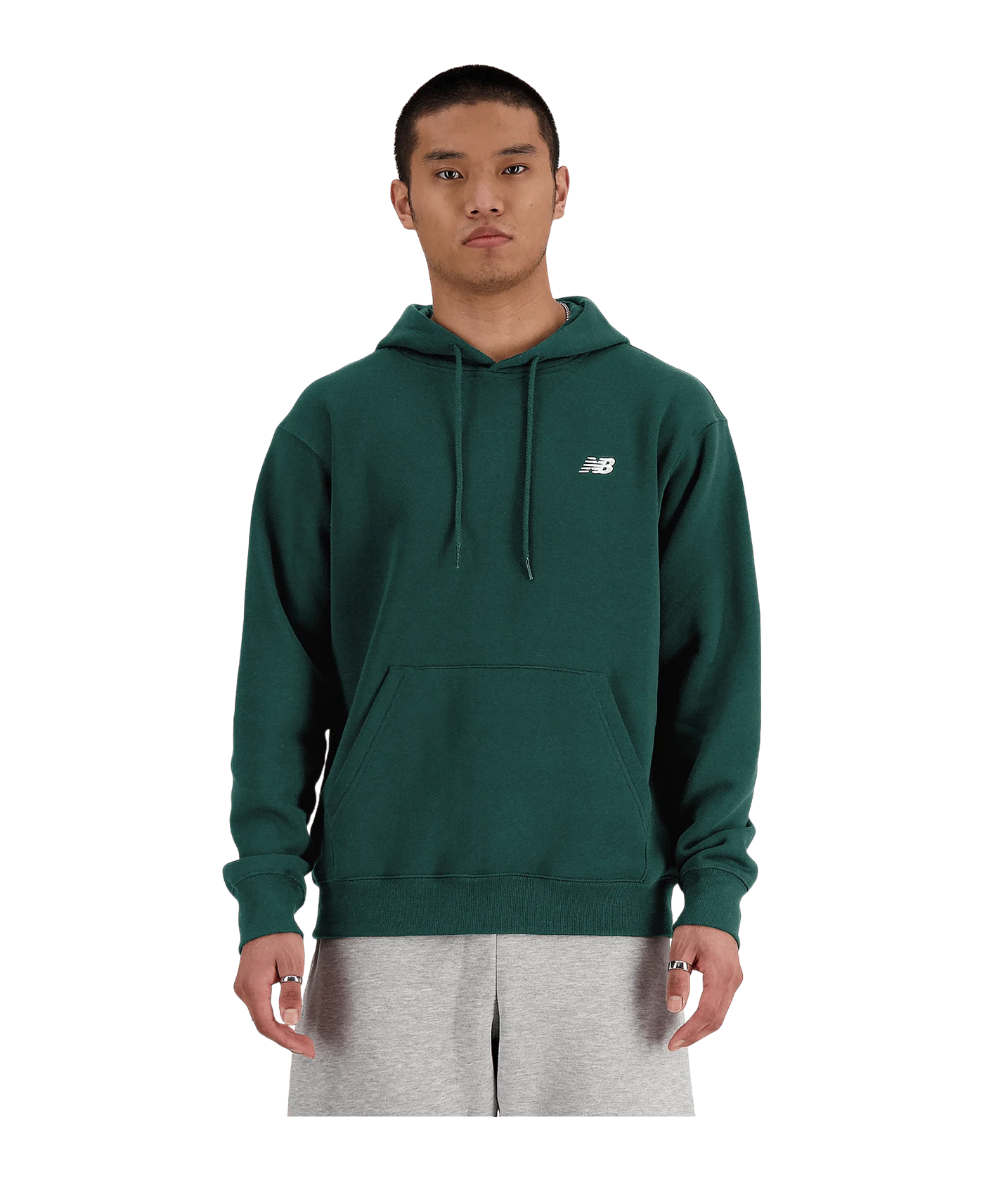 New Balance Sport Essentials Fleece Hoody Grün FNWG