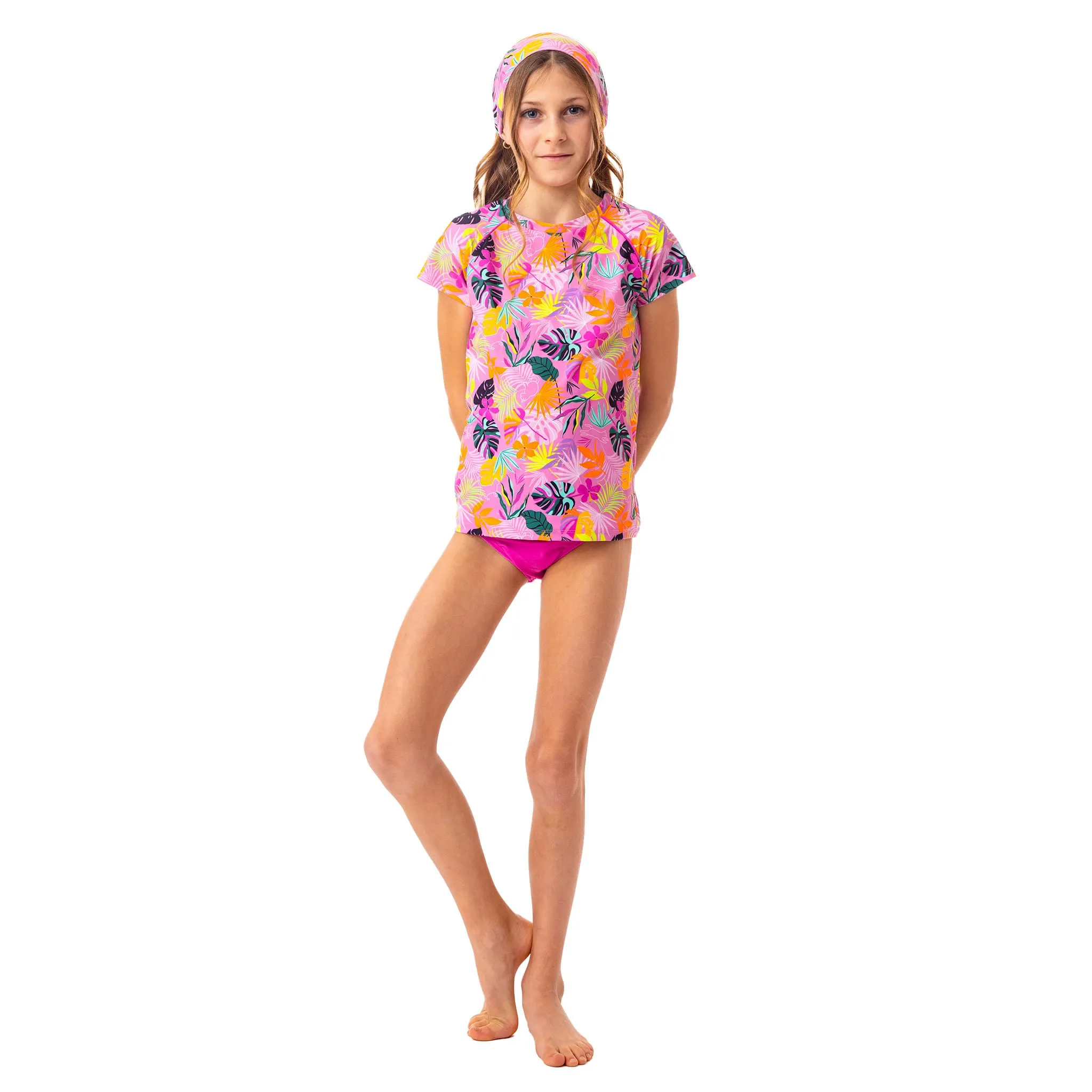 Nanö Maillot UV 2 Pièces Hibiscus 7-14ans
