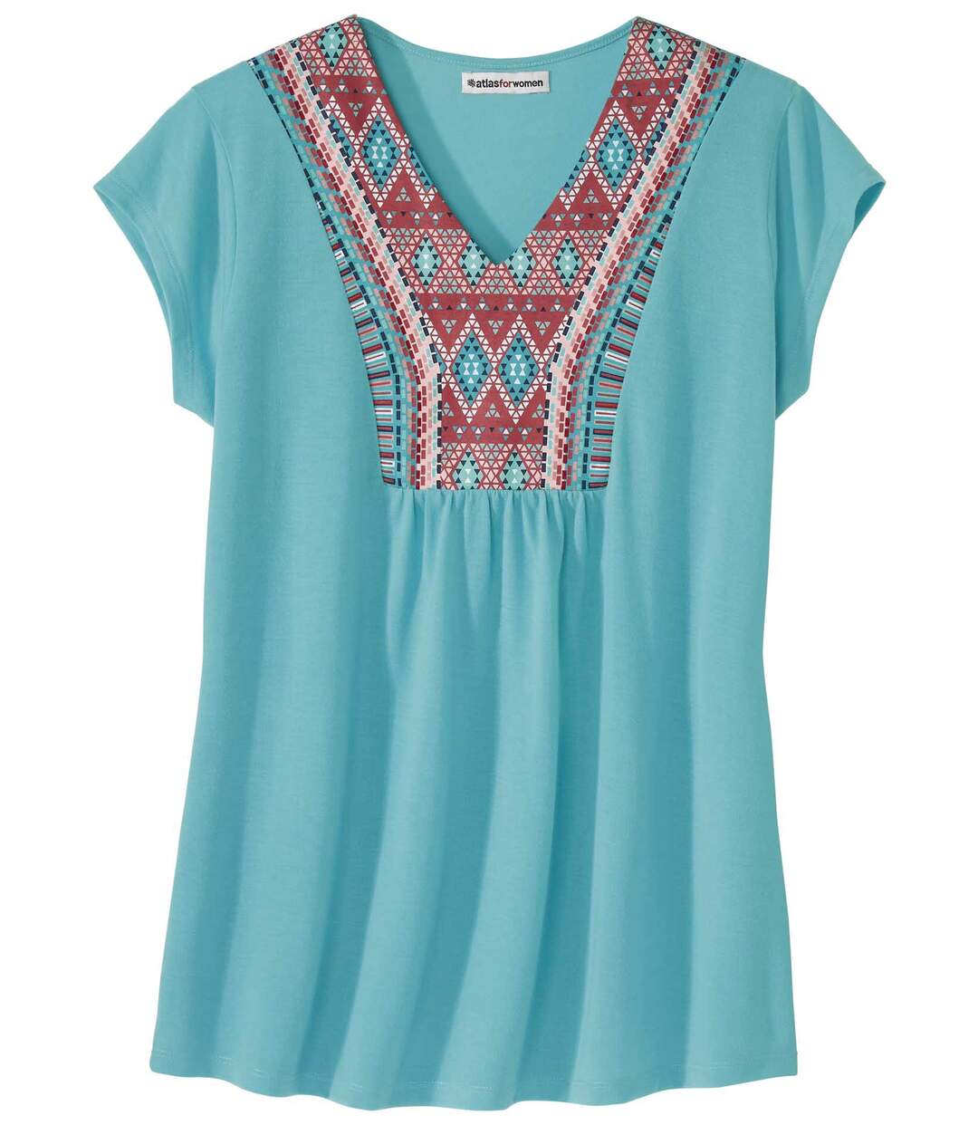 Tunique Fluide Col Plastron Fantaisie