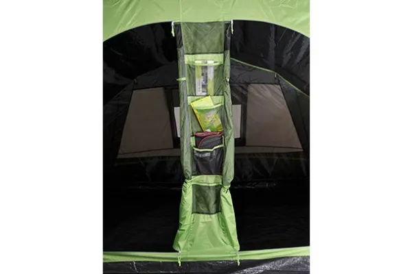 High Peak Meran 5.0, Camping, Tunneltelt, 5 person(er), Grøn, Lys grå