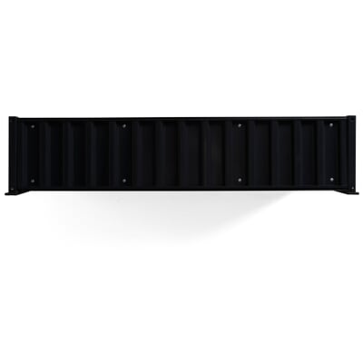 Wandhalterung zu Container DS Flat, RAL 7021 Schwarzgrau