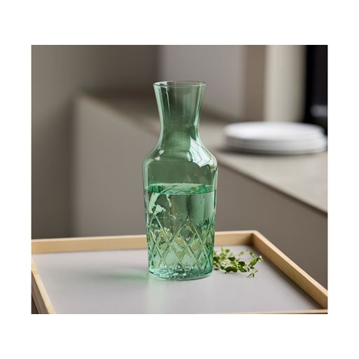 Lyngby Glas Sorrento Vandkaraffel, Green, 1 L