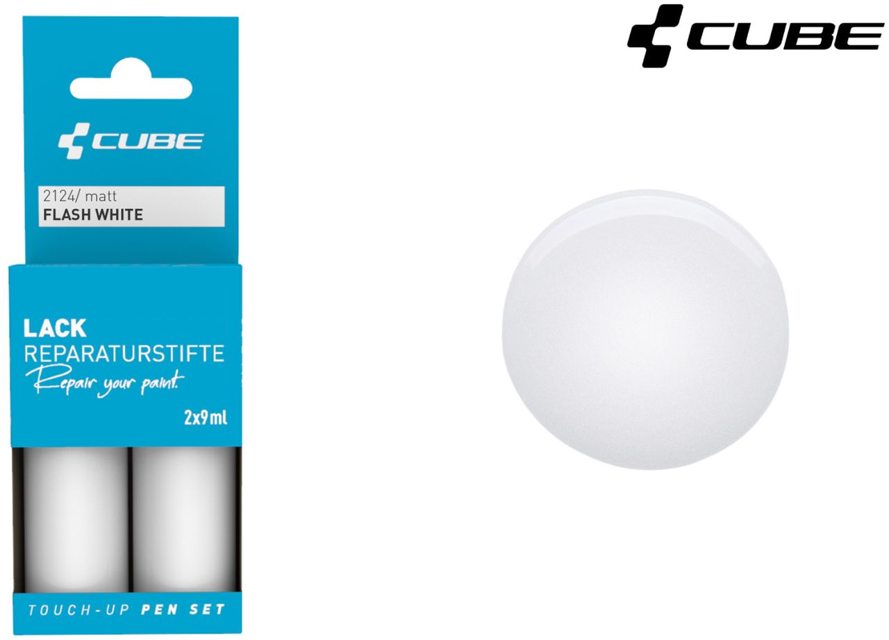 Cube Lackreparaturstift Set FLASH WHITE kaufen | Bike-Discount