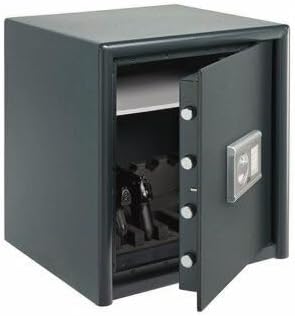 Burg-Wächter Kurzwaffentresor mit elektronischem Zahlenschloss, Magno, Widerstandsgrad 0, Einbruchschutz EN 1143-1, VdS-geprüft, 51 l, 80 kg, Magno M 540 E, Schwarz