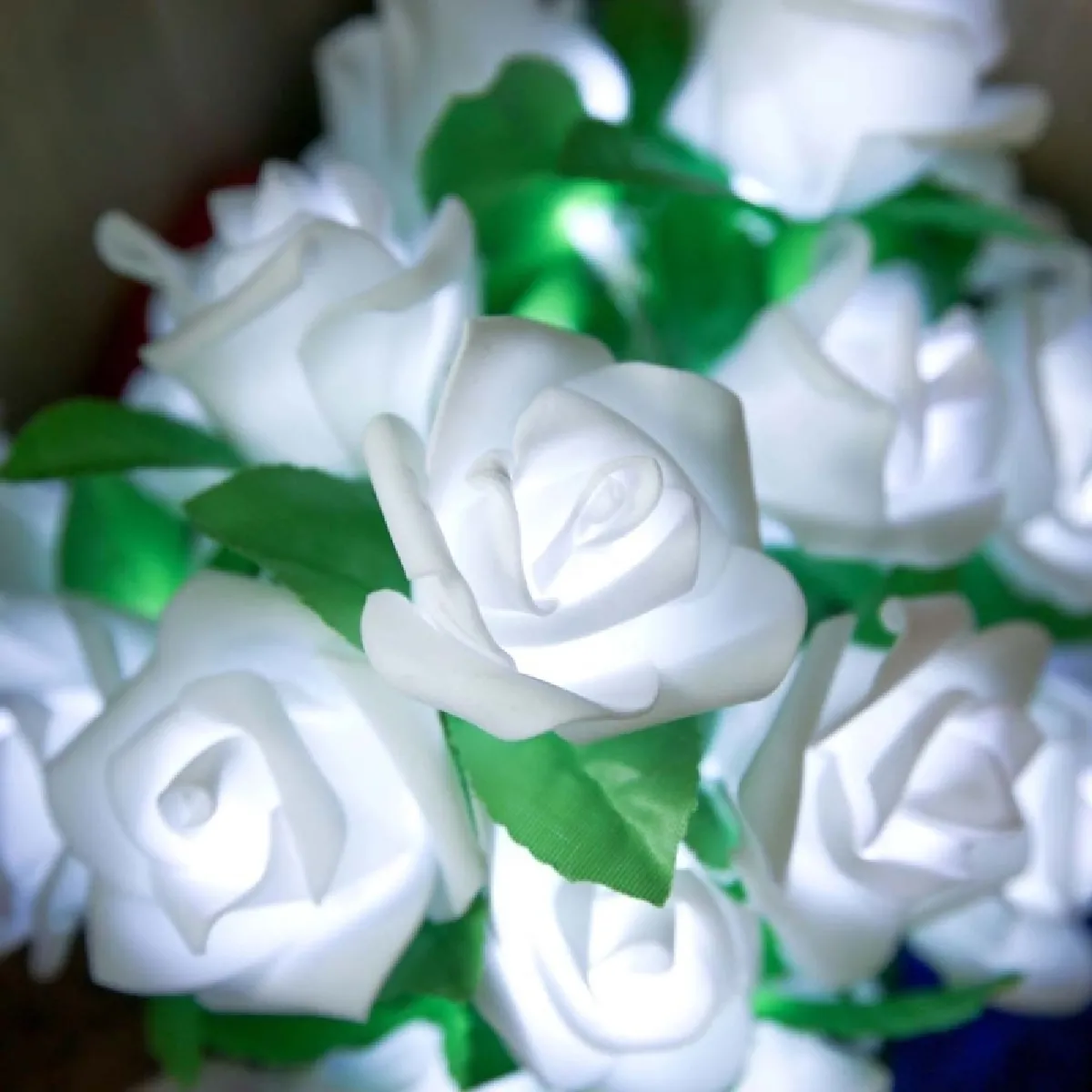WEWOO Guirlande LED Rose Fleur - 3m
