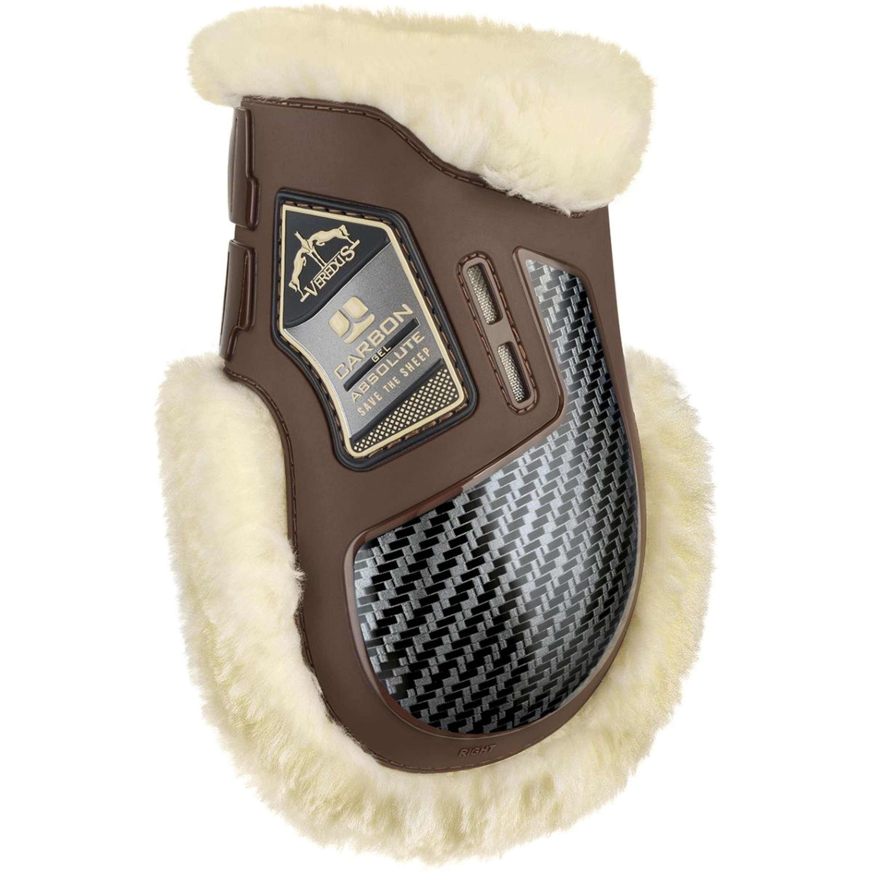 Veredus Strijklappen Carbon Gel Absolute Save the Sheep Rear Bruin