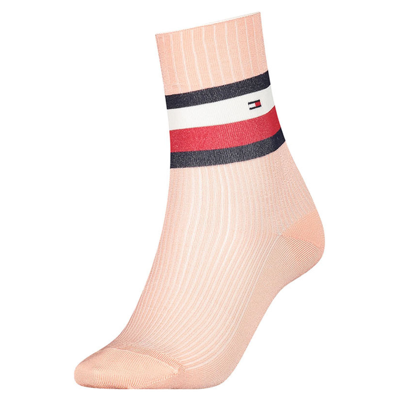 Tommy Hilfiger Chaussettes rose/noir