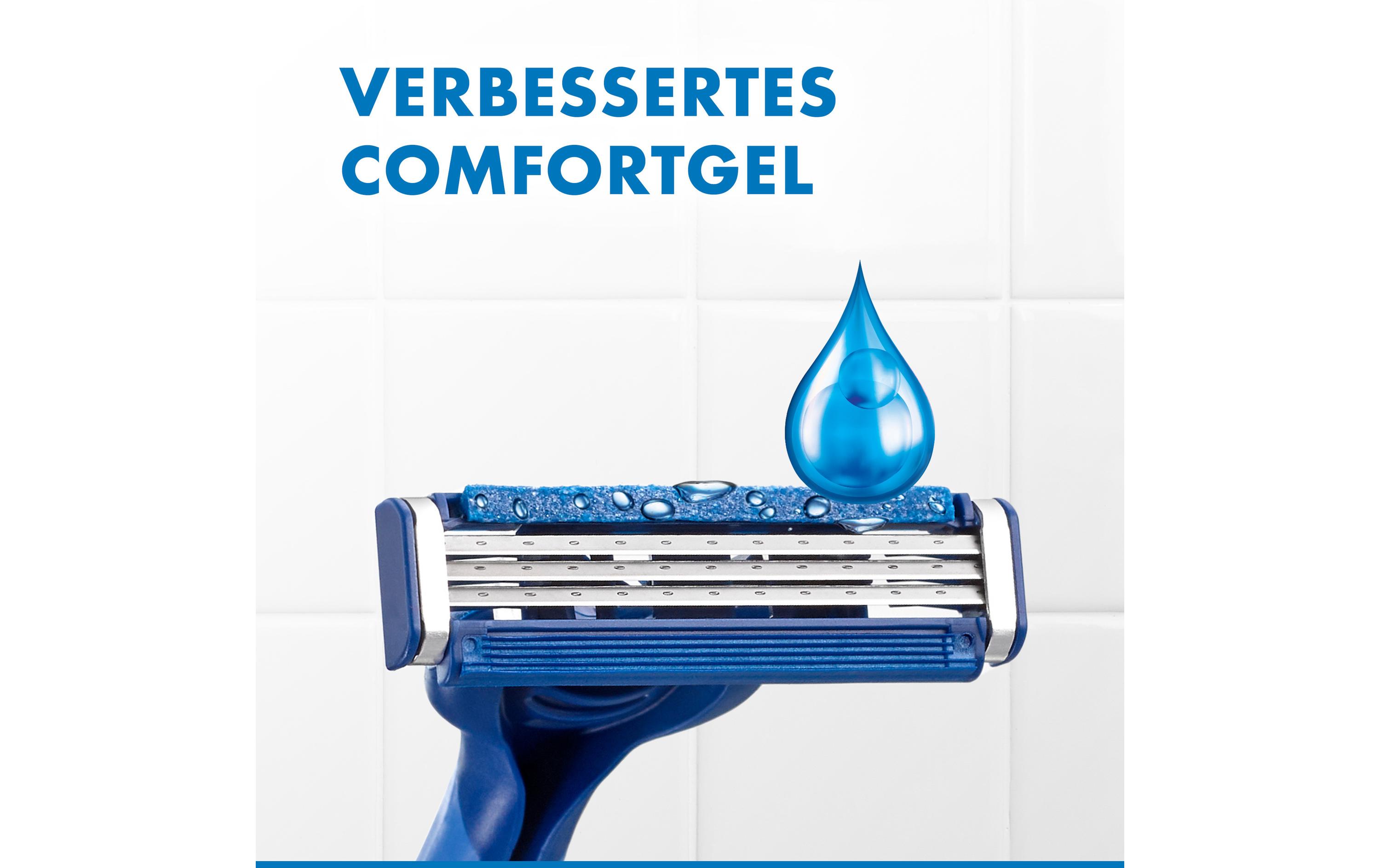 Einwegrasierer Sensor3 Comfort 8 StückRasierer für Männer mit Gleitstreifen