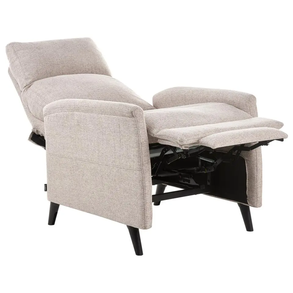 SELVIK - Relaxfauteuil - Taupe - Stof