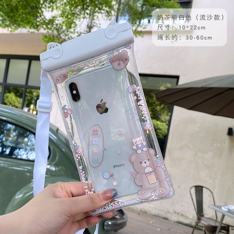 Chimi Chimi - Cartoon touchscreen waterdichte telefoonhoes