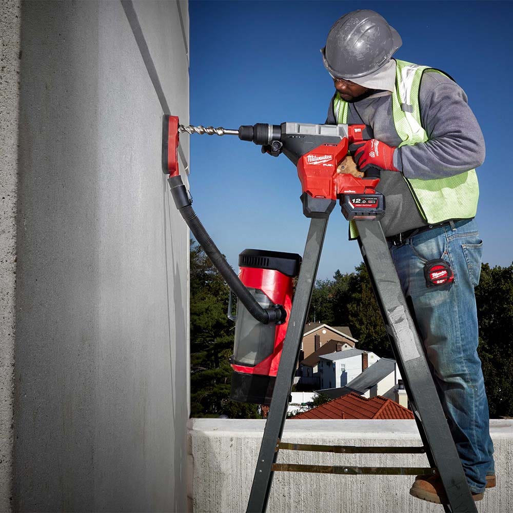 MILWAUKEE 18V FUEL™ 2 x 12.0Ah 44mm SDS Max Rotary Hammer Kit M18FHM-122C