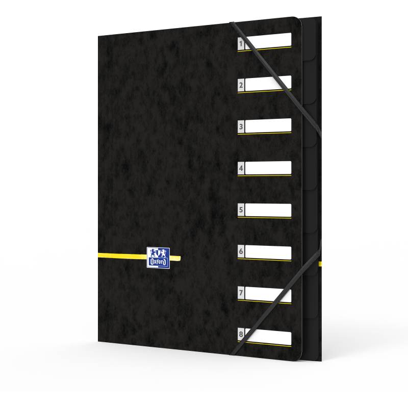Trieur Agraphe Oxford Etudiant Organiser File A4 8 Positions Assorti