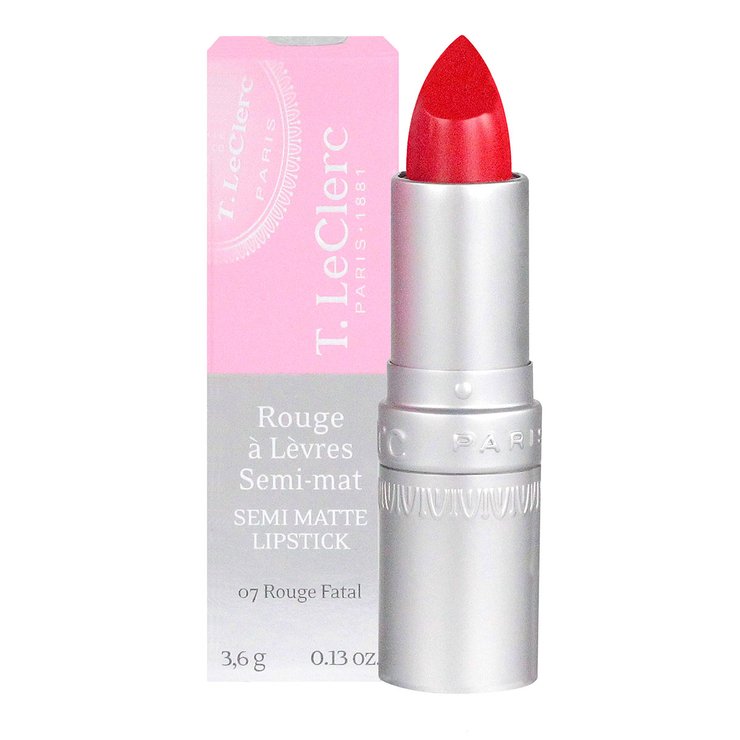 Rouge à lèvres semi-mat coloris 07 rouge fatal 3,6g