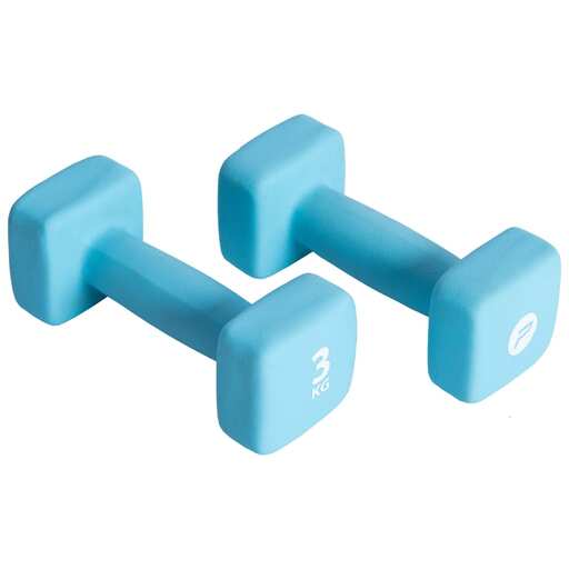 Halteres azuis Pure2improve 2x3 kg