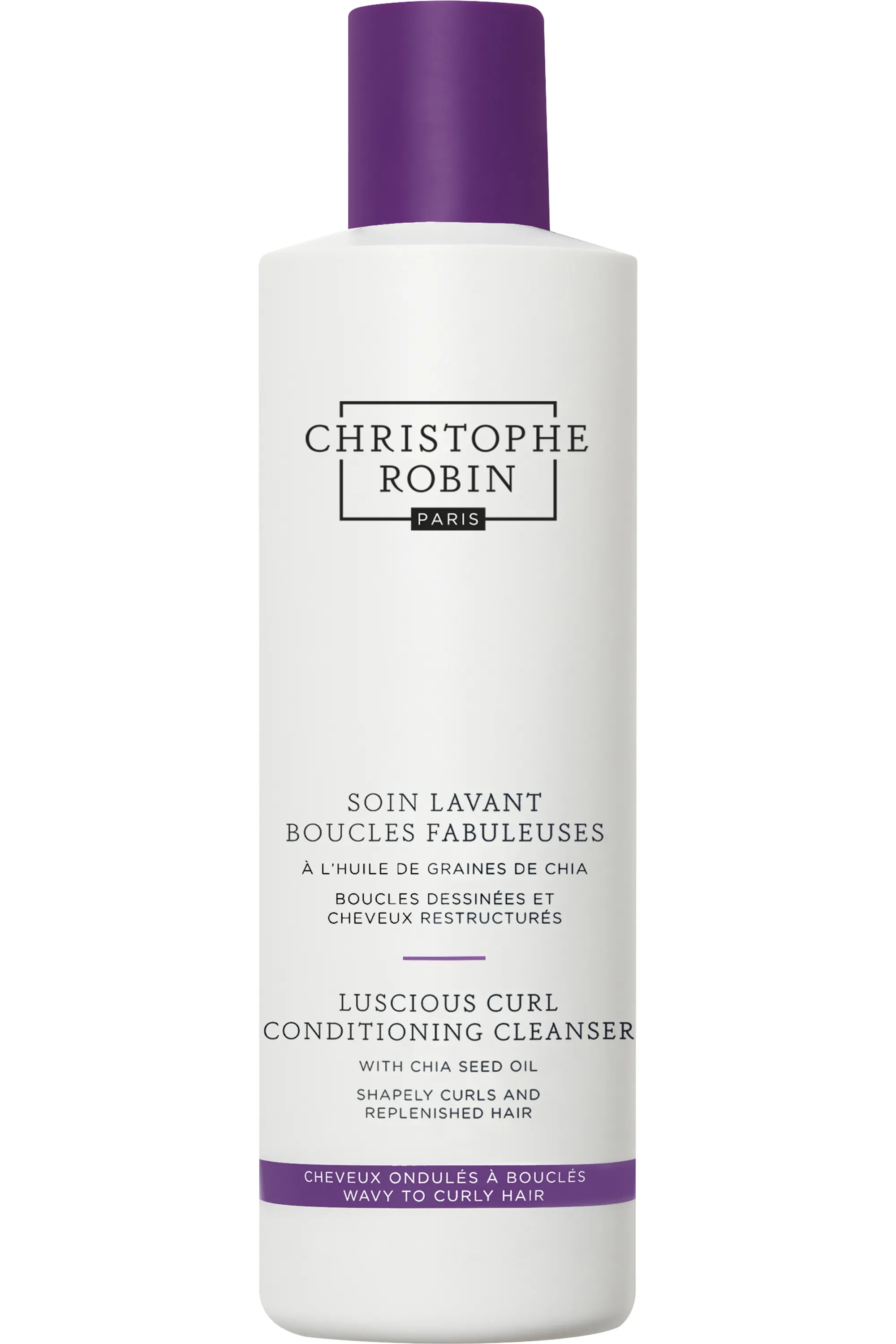 Christophe Robin Soin lavant boucles fabuleuses à l’huile de graines de chia-250 ml