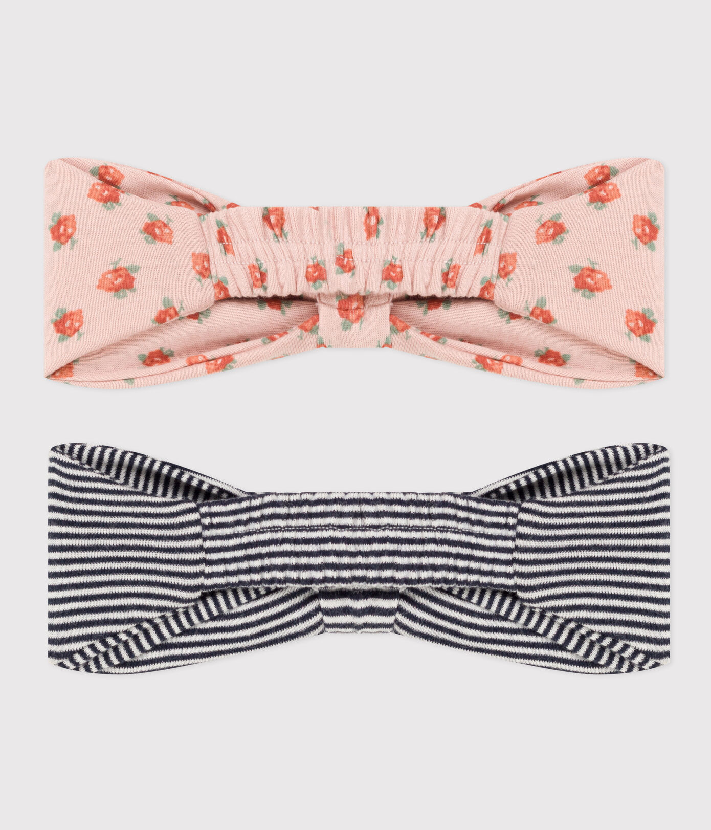 Lot de 2 bandeaux en coton bébé