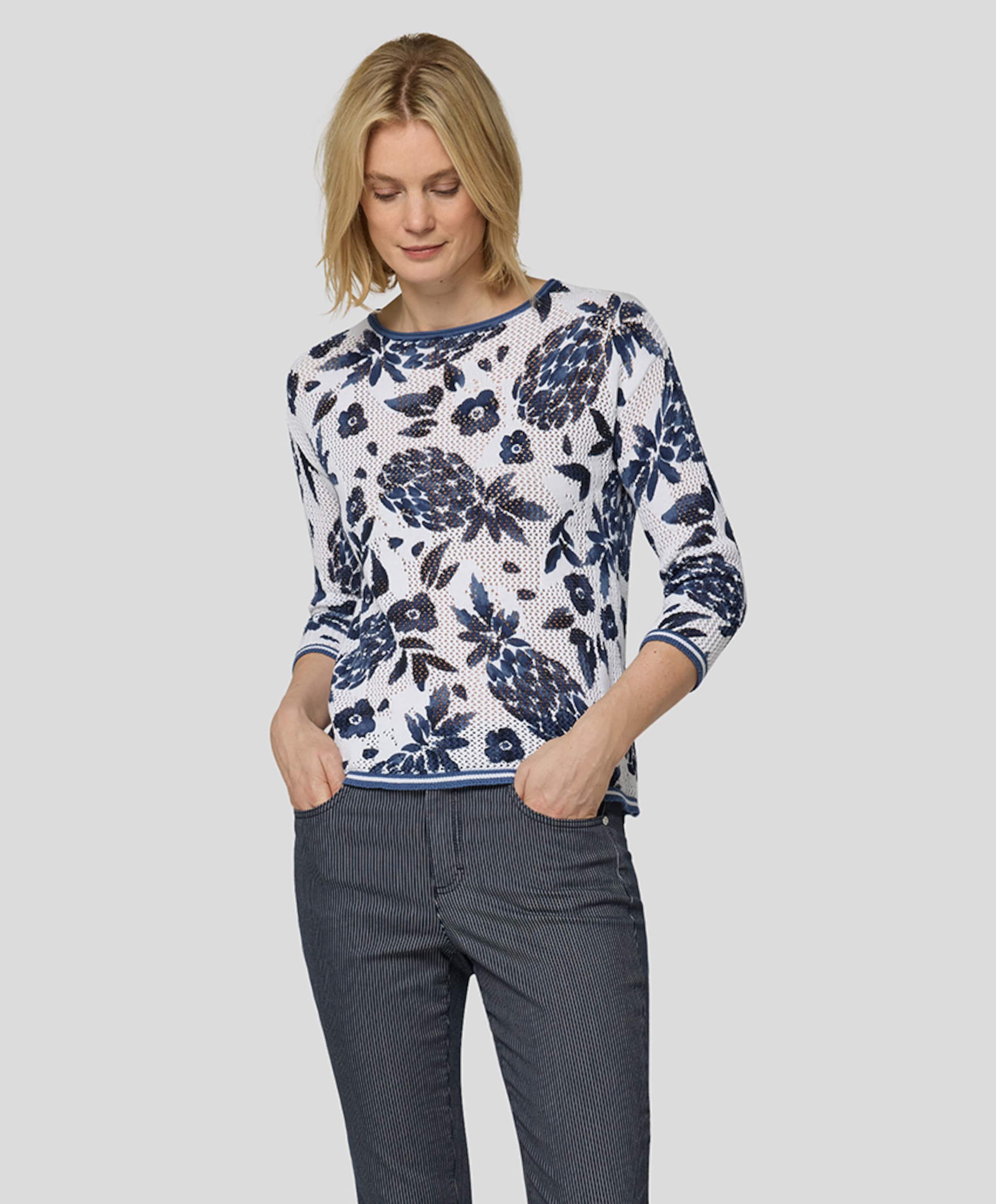 Rabe Dames trui blauw