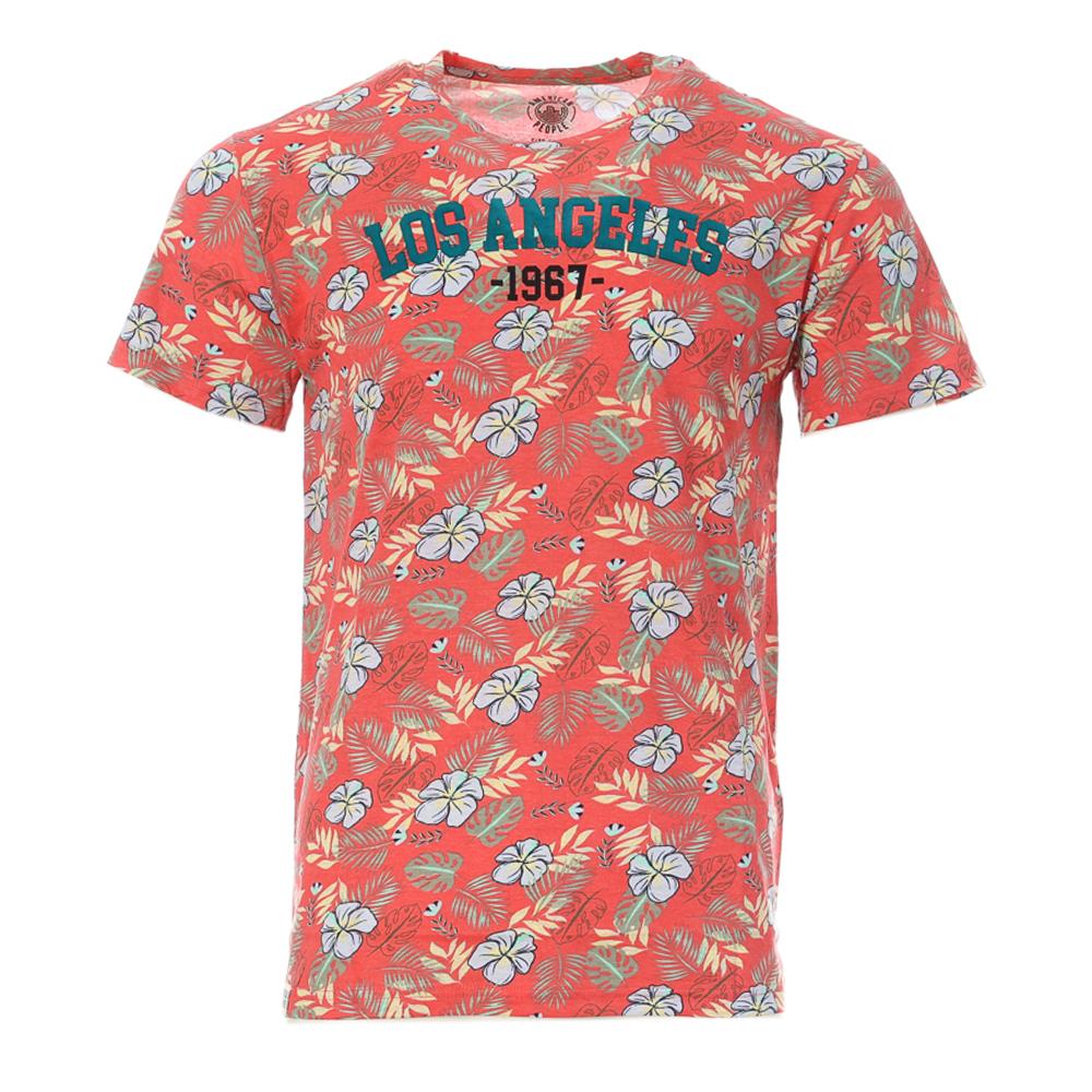 American People T-Shirt Orange Homme American People Tips