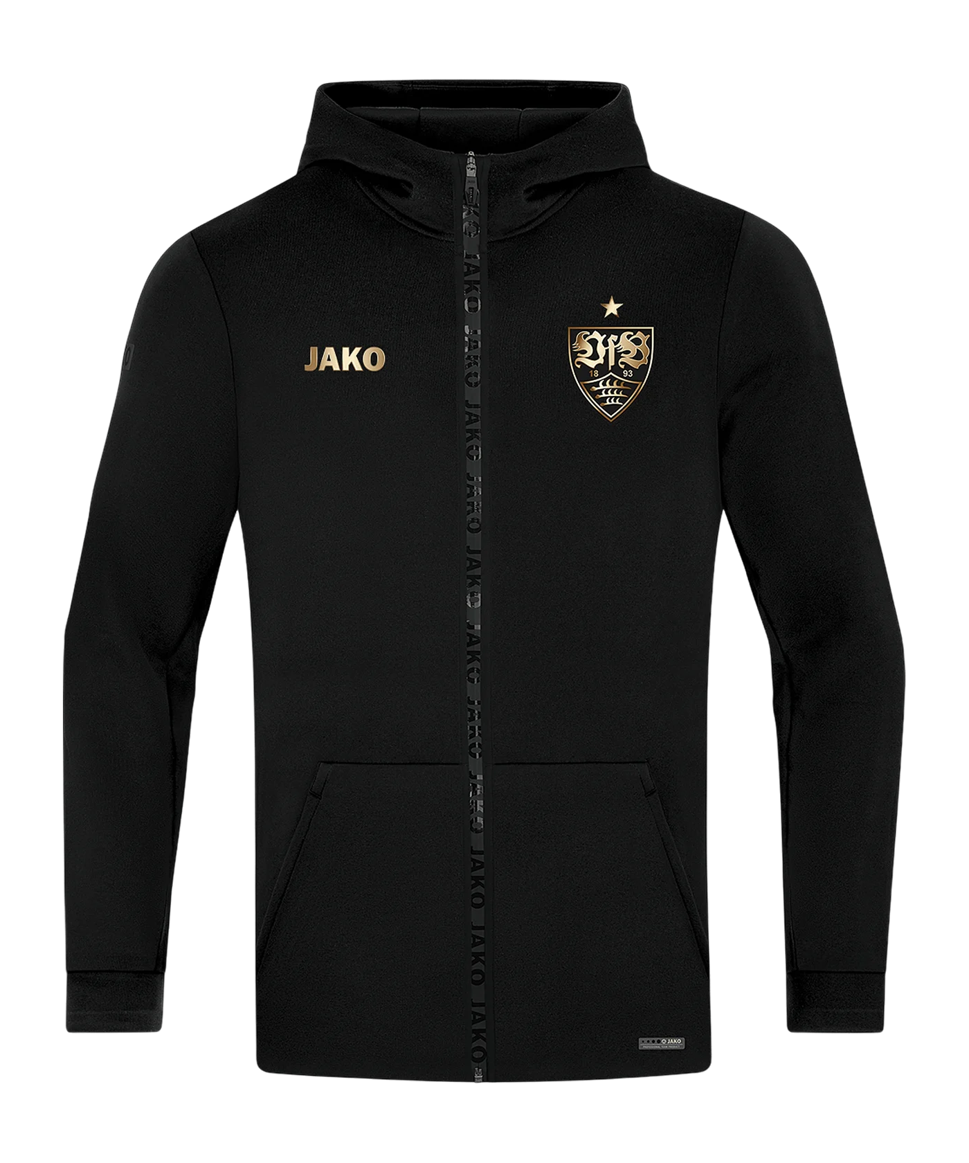 JAKO VfB Stuttgart Prematch Jacke International 2024/2025 Kids Schwarz F800