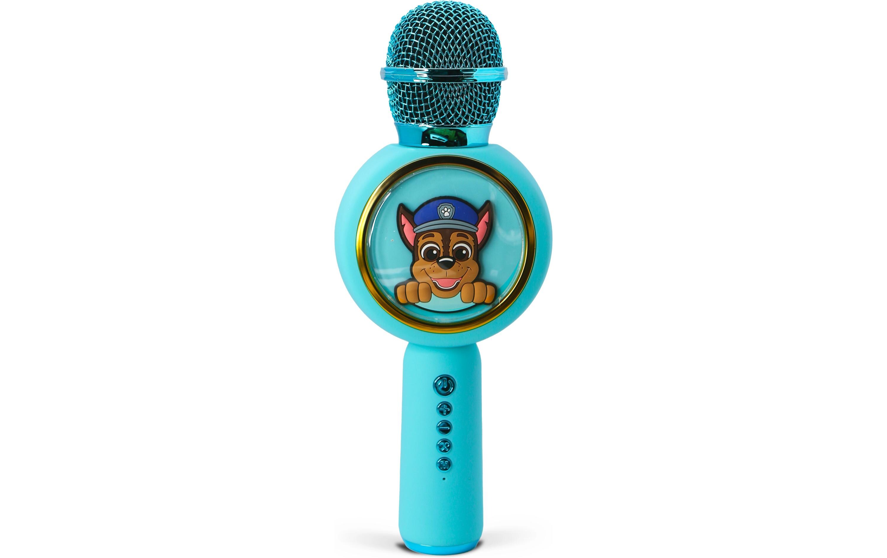 Mikrofon Paw Patrol Chase PopSing Karaoke BlauKaraoke-Mikrofon im Paw Patrol--Design mit eingebautem Lautsprecher