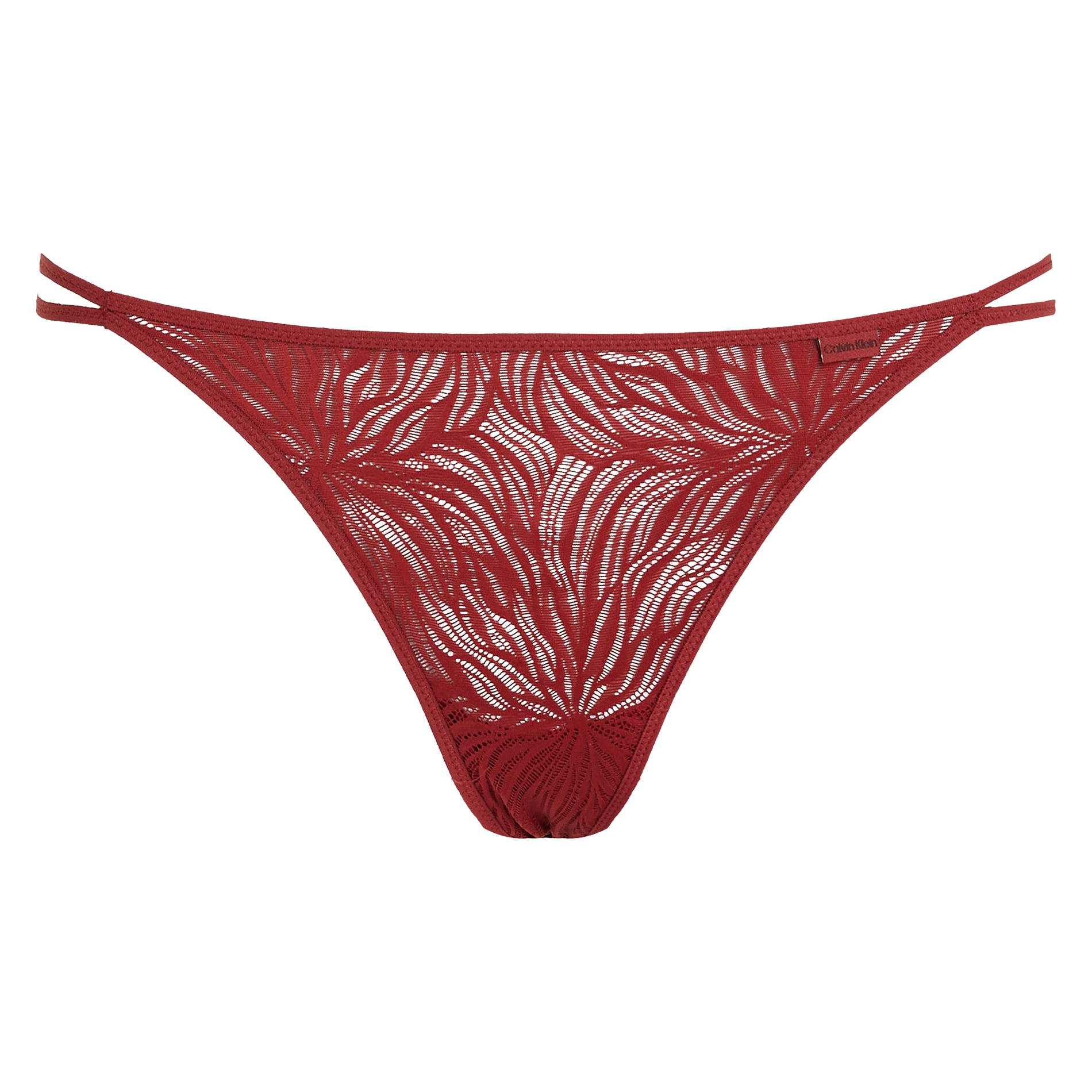 Tanga en dentelle | Rouge