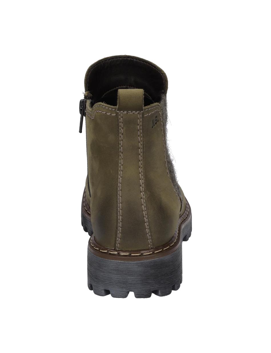 Stiefelette Marta 03, oliv-kombi