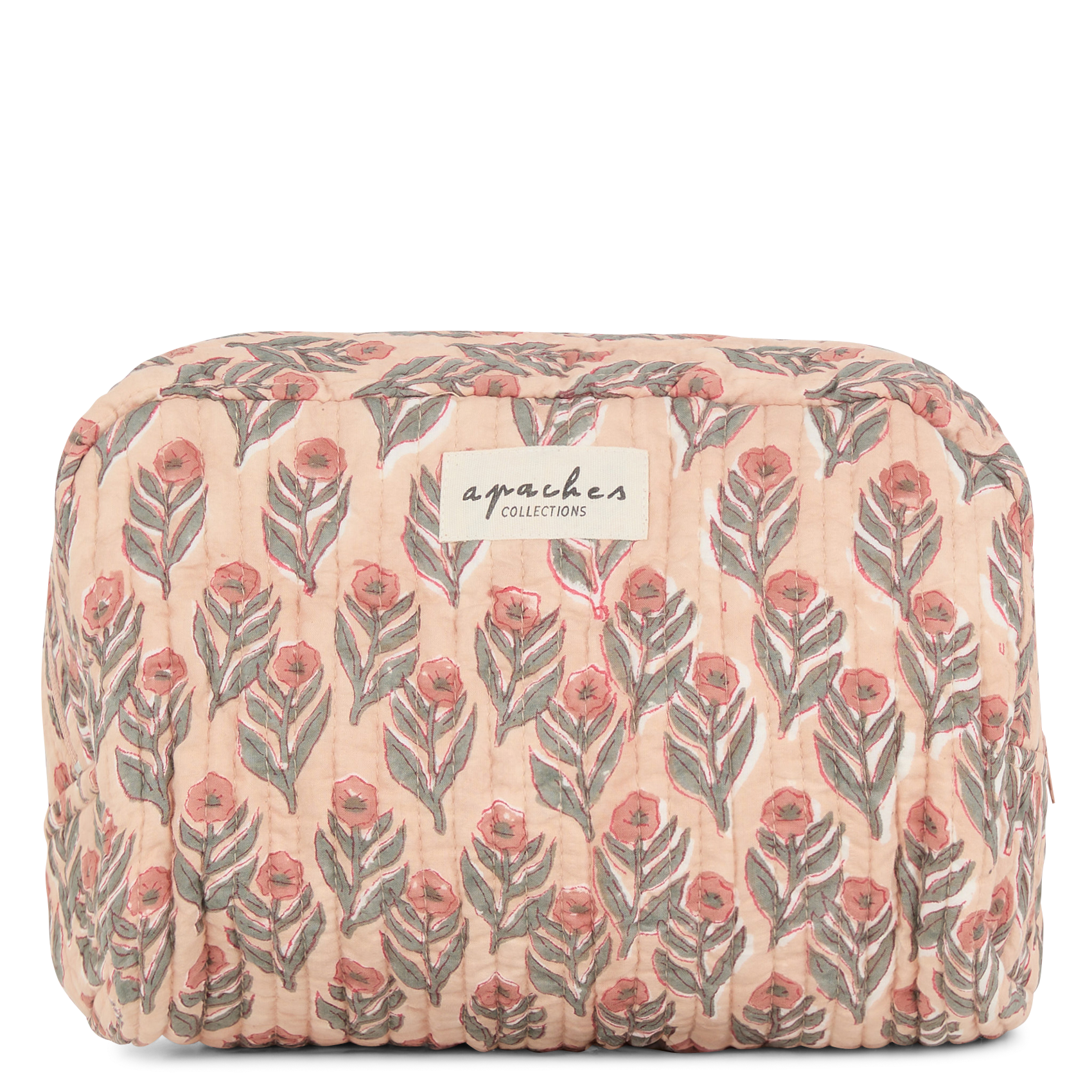 GAYANE - Trousse en coton imprimé | Beige